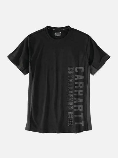 (105202) 포스핏 로고 MW 반팔티 BLACK